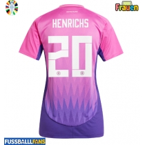 Deutschland Benjamin Henrichs #20 Auswärtstrikot Frauen EM 2024 Kurzarm